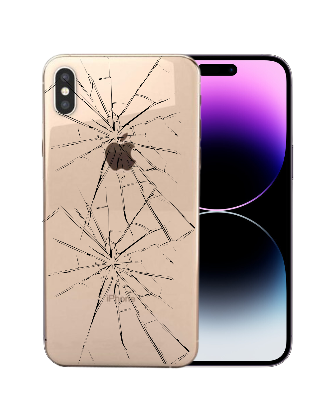 CAMBIO DE VIDRIO TRASERO (Back Glass) iPhone XS Max